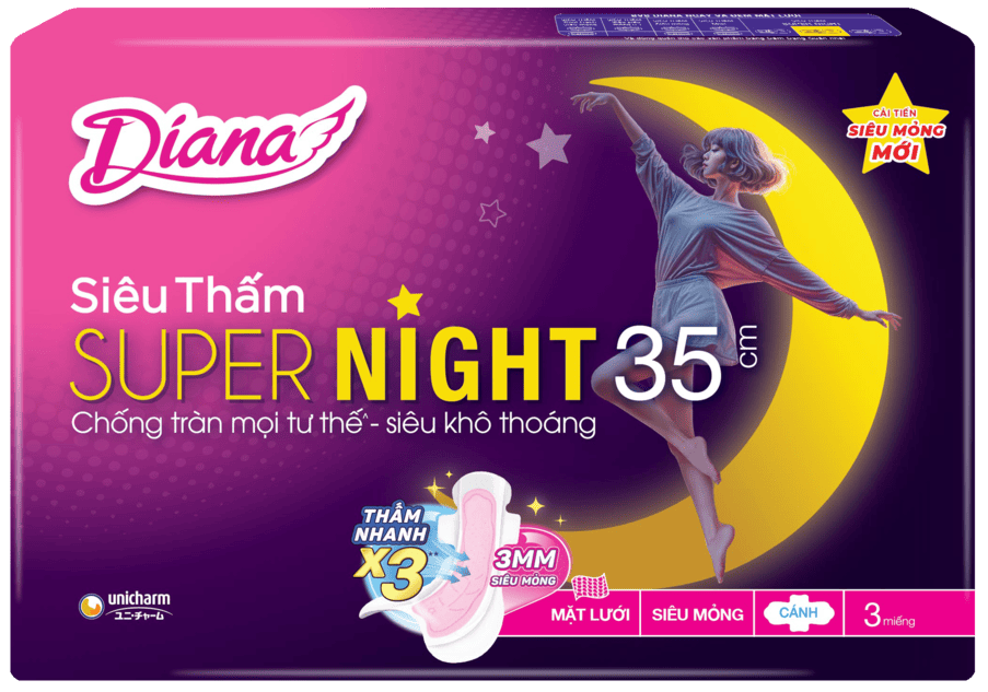 Diana Supernight Siêu Ban Đêm 35cm